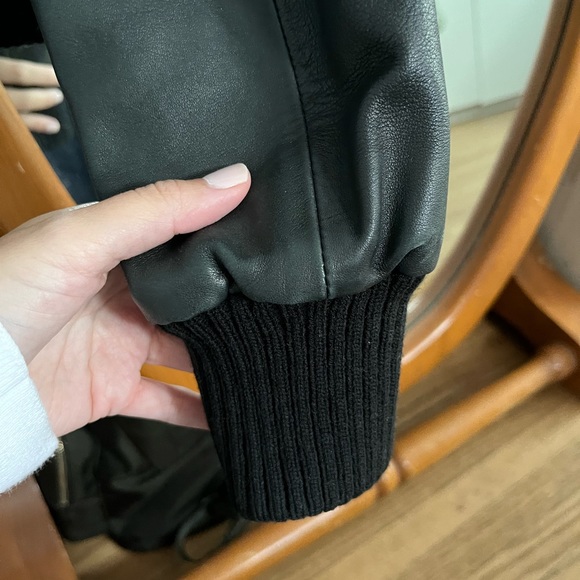 French Connection Leather Jacket - Picture 3 of 7